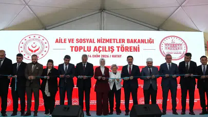 Bakan Mahinur Özdemir Göktaş, Hatay'da sosyal hizmet tesislerini açtı
