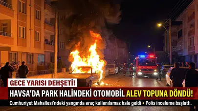 Gece yarısı dehşeti! Saniyeler içinde alev topuna döndü... mahalleliyi uykusundan eden şok görüntü!