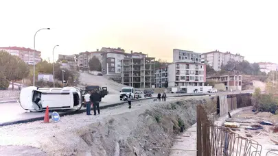 Karabük'te İnanılmaz olay! Düz yolda giderken başına geldi