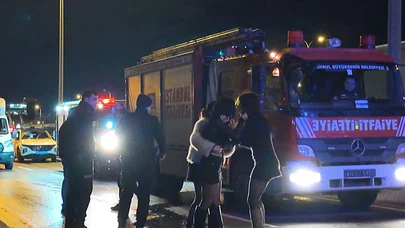 Avcılar’da kaza panik yarattı! 3 kadın olay yerini birbirine kattı