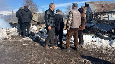 Ardahan'da alevler yükseldi, umutlar sarsıldı! Bir kıvılcım, bir yuvayı yok etti