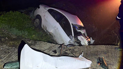 Edirne’de şarampole düşen araçtan acı haber... Kurtulan olmadı!