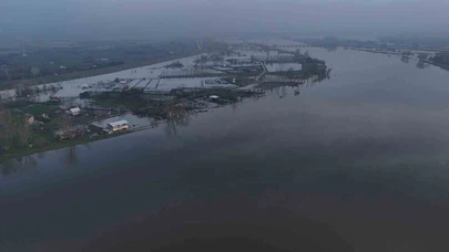 Edirne’de turuncu alarm! Meriç Nehri’nde su debisi düşmeye başladı