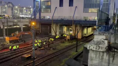 Esenler Otogar durağında metro raydan çıktı, ulaşımda aksamalar yaşanıyor