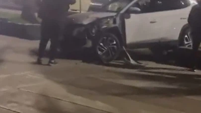 Samsun'da fren diye gaza bastı! Yürüyüş yolu savaş alanına döndü