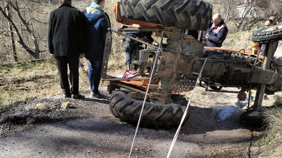Karaman’da yürek yakan kaza: Eşinin gözleri önünde can verdi!