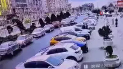 Aracın freni tutmadı, kahve molası hastanede bitti! Çorlu AVM’de korku dolu saniyeler kamerada...