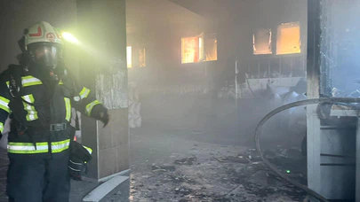 Fabrikada alarm üstüne alarm... Denizli’de alevler kuruyemiş deposunu sardı!