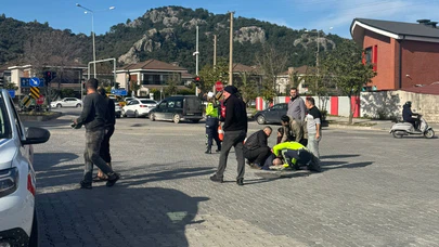 Marmaris’te otomobil yayaya çarptı, sürücü gözaltına alındı