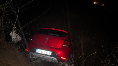 Metrelerce aşağıya savruldu... Osmaniye'de yağmur felaketi getirdi, araç uçuruma uçtu!