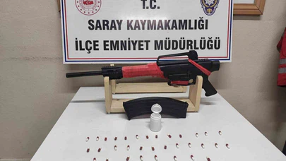 Tekirdağ’da uyuşturucu ve silah operasyonu: 4 gözaltı