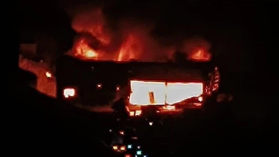 Şanlıurfa’da felaket görüntüleri... Zeytin ve fıstık tesisi alevlere teslim oldu!