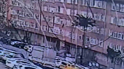 Kayseri’de 5. kattan atlayan bir kişi hayatını kaybetti: O anlar kamerada