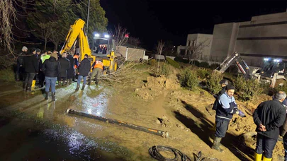 Samsun’da içme suyu ana isale hattı patladı