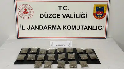 Düzce'de zehir tacirine jandarma baskını: Paketleme yaparken suçüstü yakalandı