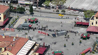 Samsun'da şampiyonluk mesaisi: Bilet gişelerinde tarihi izdiham