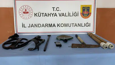 Tarihi dokuya darbe vuracaklardı: Jandarmadan kaçak kazı operasyonu