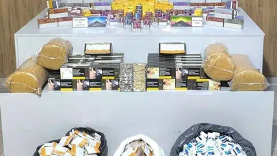 Samsun’da kaçak tütün operasyonu: Binlerce ürün ele geçirildi, iki kişi gözaltında
