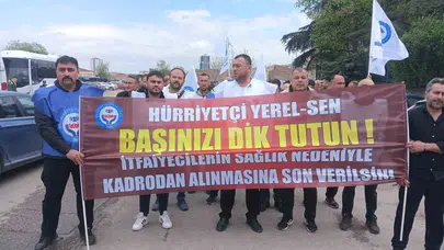 Ankara İtfaiyesi’nde "çürük" krizi: İtfaiyecilerden domatesli protesto