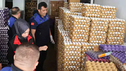 Sofralara ulaşmadan yakalandılar: 5 bin koli yumurta için şok baskın