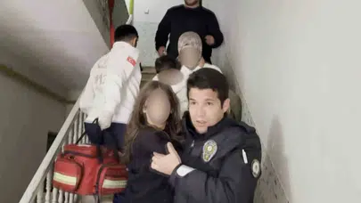 Aksaray’da korku dolu anlar: Şömineden sıçrayan kıvılcımlar 5 katlı binayı birbirine kattı