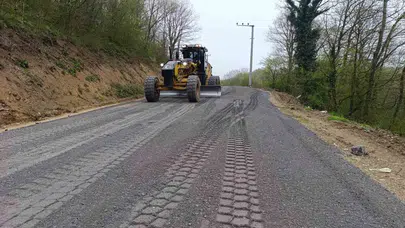 Gümüşova’da yol yapımında sona doğru: Köyler arası ulaşım konfor kazanıyor