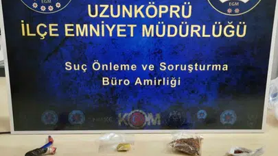 Uzunköprü’de zehir tacirine geçit yok: İş yerinde yakayı ele verdi, cezaevini boyladı