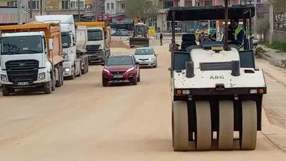 Mustafakemalpaşa’da ulaşım seferberliği: Caddeler modern bir çehreye kavuşuyor