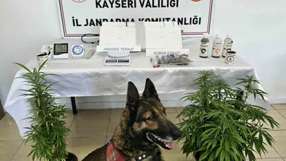 Kayseri’de zehir tacirlerine jandarma darbesi: Evini laboratuvara çevirmiş