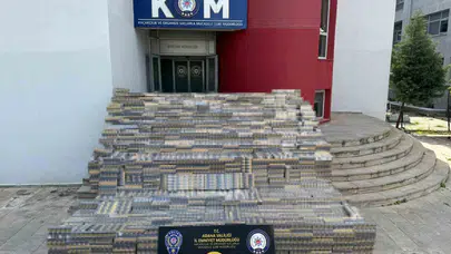 Adana'da dev operasyon: 13,5 milyonluk kaçak sigara sevkiyatına geçit yok
