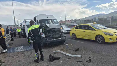 Çapakçur Viyadüğü'nde can pazarı: Zincirleme kazada 3 kişi hastanelik oldu
