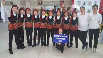 Bayburt’un gururu oldular: Ortaokul ekibi Türkiye derecesiyle döndü