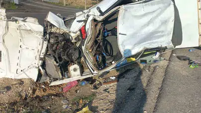 Elazığ-Keban yolunda korku dolu anlar: Kontrolden çıkan otomobil şarampole uçtu
