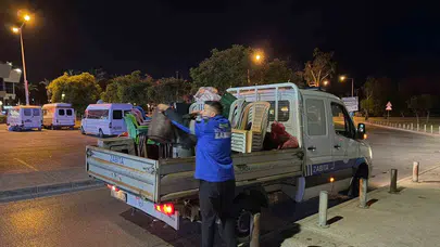 İnciraltı sahilinde zabıta operasyonu: Fahiş fiyat şikayetleri sonrası düğmeye basıldı