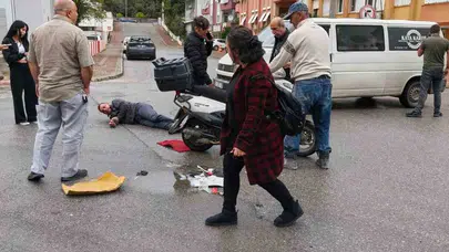 Manavgat’ta trafik kazası: Kamyonetle çarpışan motosikletin sürücüsü hastanelik oldu