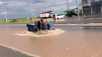Her yağmurda aynı çile: Narince’de ulaşım felç oldu, sürücüler isyan bayrağını açtı
