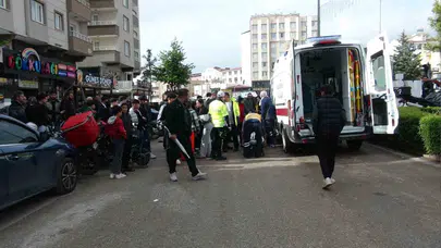Kilis’te dehşet anları: Kontrolden çıkan motosiklet baba ve bebeğini böyle biçti