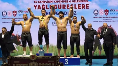 Gaziantep er meydanında dev final: Altın kemerin yeni sahibi Mustafa Taş oldu