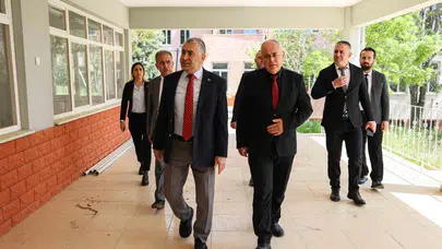 ADÜ’de modern dönüşüm: Rektör Kent birimlerin yeni çalışma alanlarını denetledi