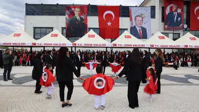 Iğdır’da 23 Nisan coşkusu: Özel çocukların performansı göz doldurdu