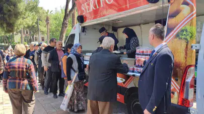 Denizli’de vefa buluşması: 2 bin kişilik pilav hayrıyla şehitler yad edildi
