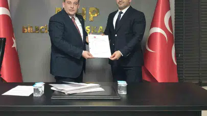 Bozüyük'te MHP'de yeni dönem: Mümin Gün bayrağı devraldı