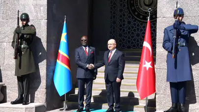 Ankara'da kritik savunma diplomasisi: Bakan Güler, Kongolu mevkidaşını resmi törenle ağırladı