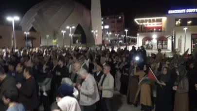 Adıyaman’da İsrail’e sert tepki: Vicdan gemilerine yapılan saldırı kabul edilemez