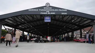 Düzce’de çadır kurma devri kapandı: Esnaf ve vatandaş yeni pazaryerine tam not verdi