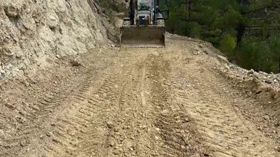 Çameli’de üreticinin yolu açıldı: Belediye ekipleri sahada seferberlik ilan etti