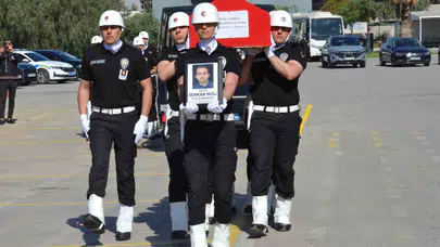 Görevi başında hayatını kaybeden kahraman polis: İzmir’den Manisa’ya hüzünlü veda
