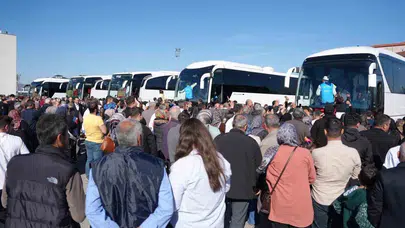 Düzce'de kutsal yolculuk heyecanı: 191 hacı adayı dualarla uğurlandı