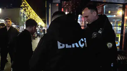 Gece sessizliğinde bekçiler sahaya indi: 187 kişinin kimliği tek tek kontrol edildi