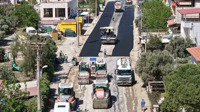Didim'de ulaşım konforu artıyor: Akbük'ün ana arterinde hummalı çalışma